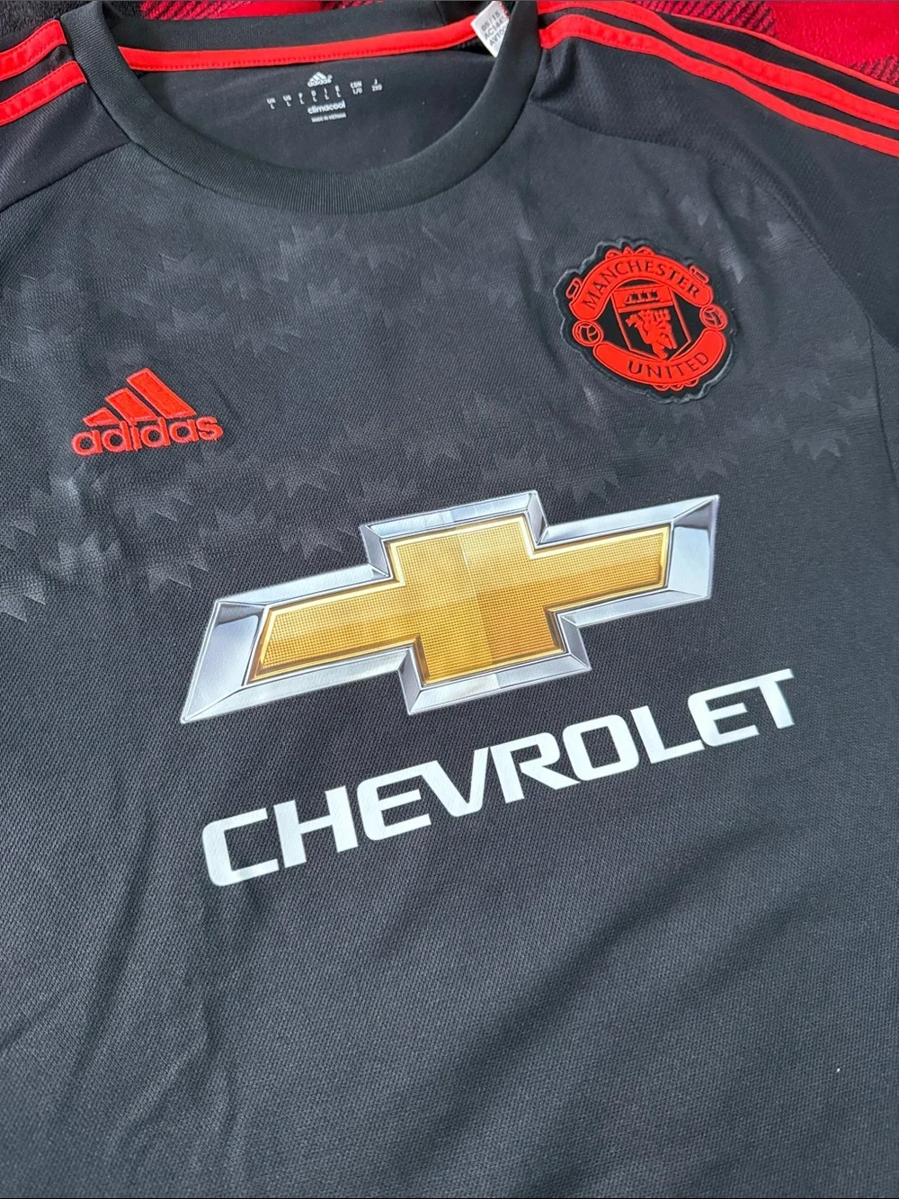 VINTAGE Manchester United #9 Radamel Falcao 2015-16 Adidas Third Away Jersey